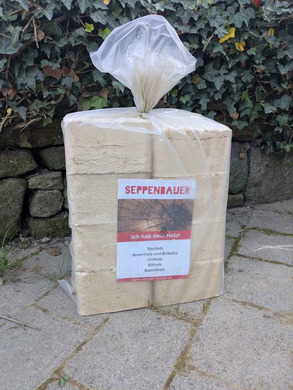 Briketts Fichte/Tanne eckig 18 kg Sack